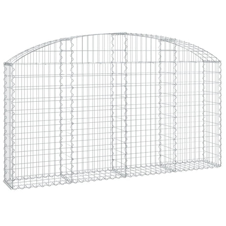 Vidaxx Gabion hvælvede 200x30x100 120 cm galvaniseret jern