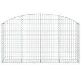 Vidaxx Gabion hvælvede 200x30x100 120 cm galvaniseret jern