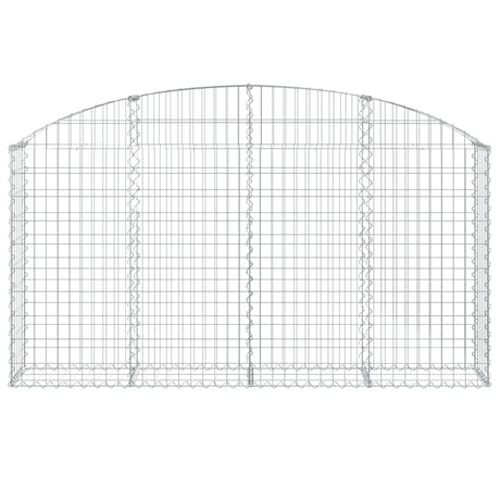 Vidaxx Gabion hvælvede 200x30x100 120 cm galvaniseret jern