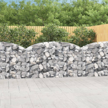 Vidaxx Gabion hvælvede 200x30x100 120 cm galvaniseret jern