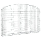 Vidaxx Gabion hvælvede 200x30x120 140 cm galvaniseret jern
