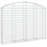 Vidaxx Gabion hvælvede 200x30x140 160 cm galvaniseret jern
