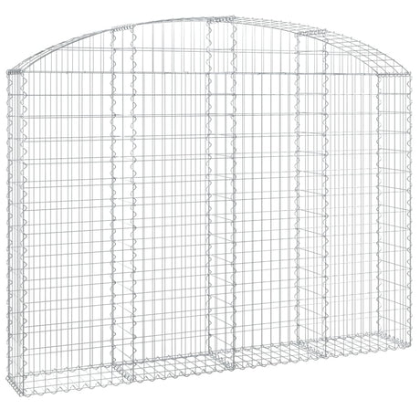 Vidaxx Gabion hvælvede 200x30x140 160 cm galvaniseret jern