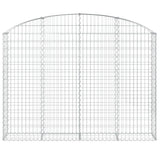 Vidaxx Gabion hvælvede 200x30x140 160 cm galvaniseret jern