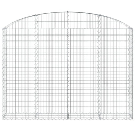 Vidaxx Gabion hvælvede 200x30x140 160 cm galvaniseret jern