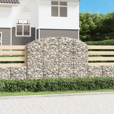 Vidaxx Gabion hvælvede 200x30x140 160 cm galvaniseret jern