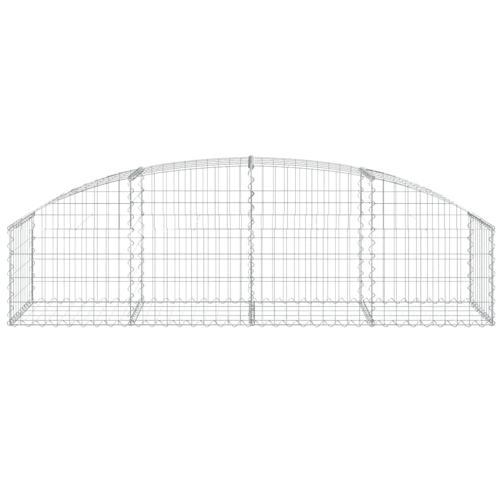 Vidaxx Gabion hvælvede 200x50x40 60 cm galvaniseret jern
