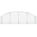Vidaxx Gabion hvælvede 200x50x40 60 cm galvaniseret jern