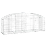 Vidaxx Gabion hvælvede 200x50x60 80 cm galvaniseret jern