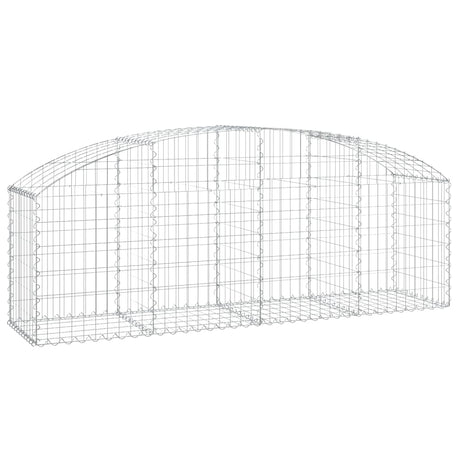 Vidaxx Gabion hvælvede 200x50x60 80 cm galvaniseret jern