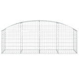 Vidaxx Gabion hvælvede 200x50x60 80 cm galvaniseret jern