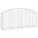 Vidaxx Gabion hvælvede 200x50x80 100 cm galvaniseret jern