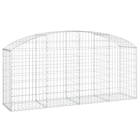 Vidaxx Gabion hvælvede 200x50x80 100 cm galvaniseret jern