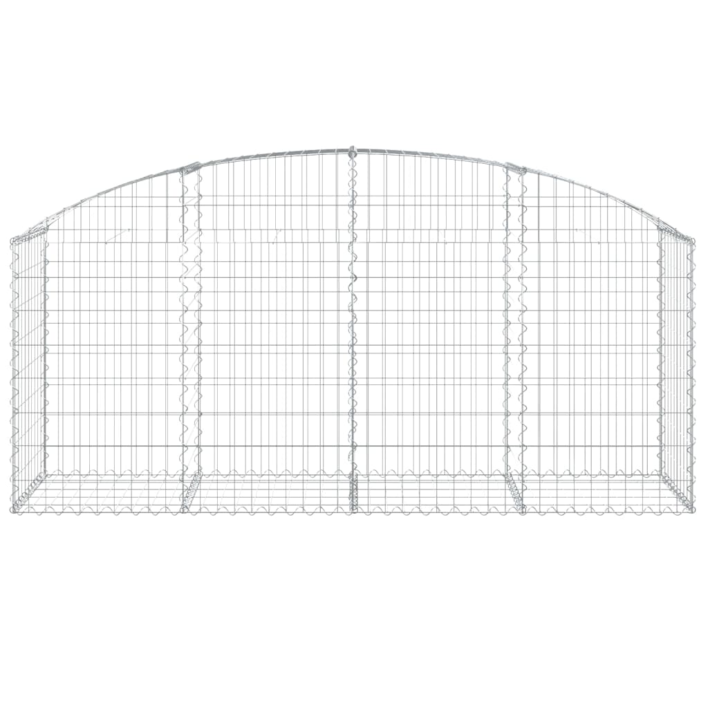 Vidaxx Gabion hvælvede 200x50x80 100 cm galvaniseret jern