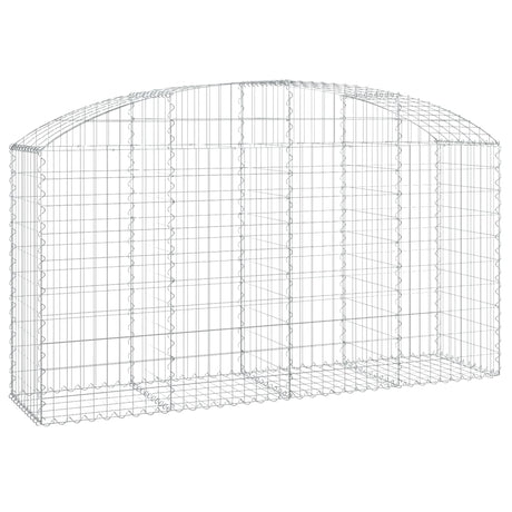 Vidaxx Gabion hvælvede 200x50x100 120 cm galvaniseret jern
