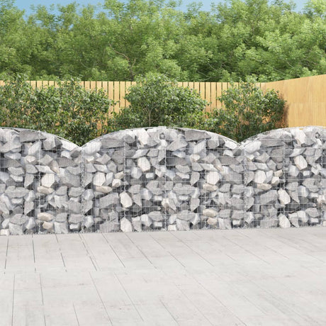 Vidaxx Gabion hvælvede 200x50x100 120 cm galvaniseret jern
