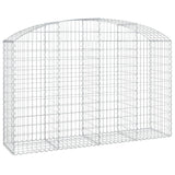 Vidaxx Gabion hvælvede 200x50x120 140 cm galvaniseret jern