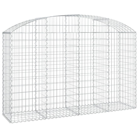 Vidaxx Gabion hvælvede 200x50x120 140 cm galvaniseret jern