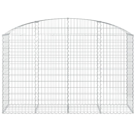 Vidaxx Gabion hvælvede 200x50x120 140 cm galvaniseret jern