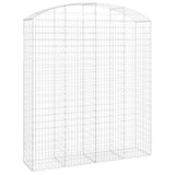 Vidaxl Gabion hvælvede 200x50x220 240 cm galvaniseret jern