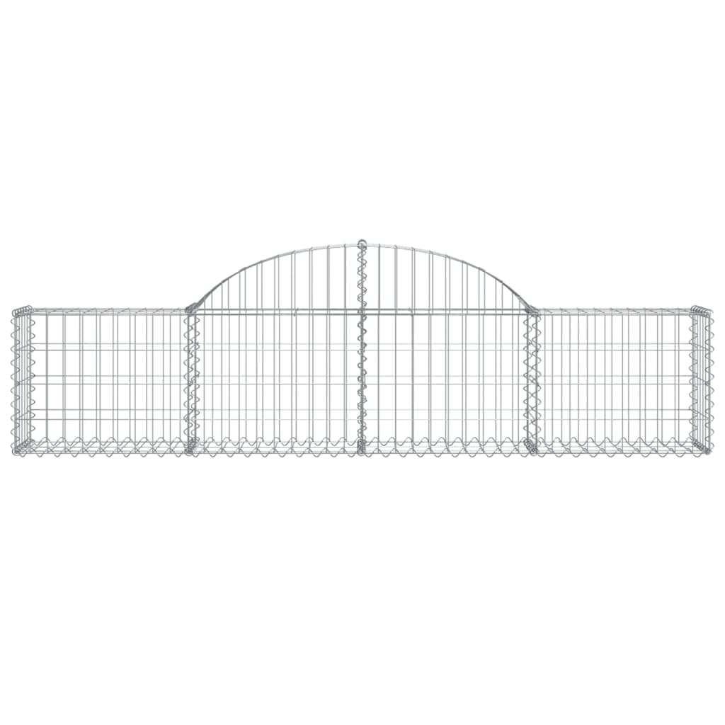 Vidaxx Gabion hvælvede 200x30x40 60 cm galvaniseret jern