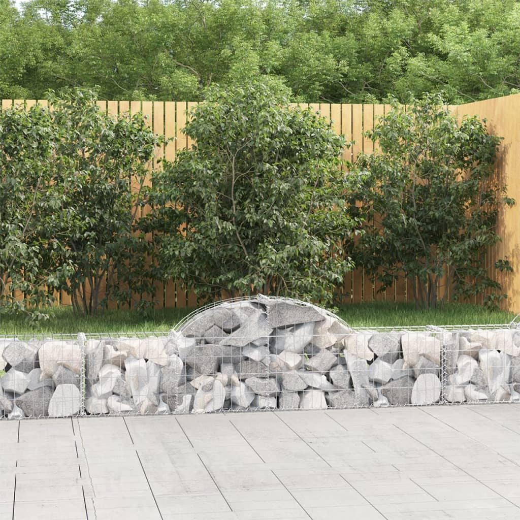Vidaxx Gabion hvælvede 200x30x40 60 cm galvaniseret jern