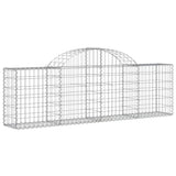 Vidaxx Gabion hvælvede 200x30x60 80 cm galvaniseret jern