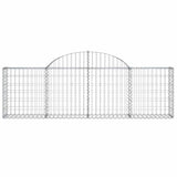 Vidaxx Gabion hvælvede 200x30x60 80 cm galvaniseret jern