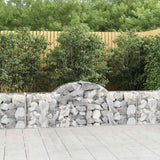 Vidaxx Gabion hvælvede 200x30x60 80 cm galvaniseret jern