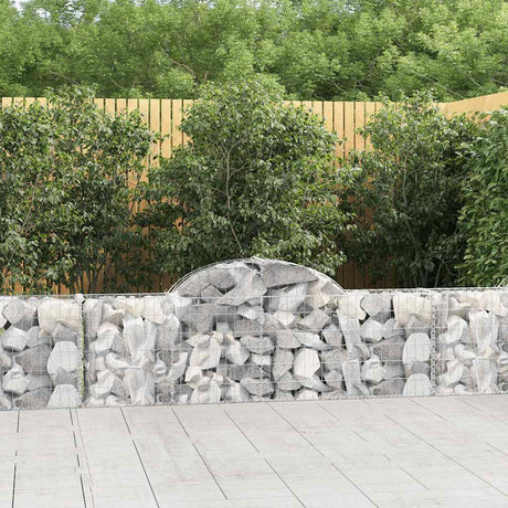 Vidaxx Gabion hvælvede 200x30x60 80 cm galvaniseret jern