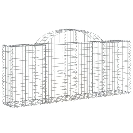Vidaxx Gabion hvælvede 200x30x80 100 cm galvaniseret jern