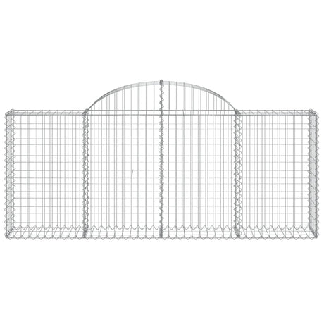 Vidaxx Gabion hvælvede 200x30x80 100 cm galvaniseret jern