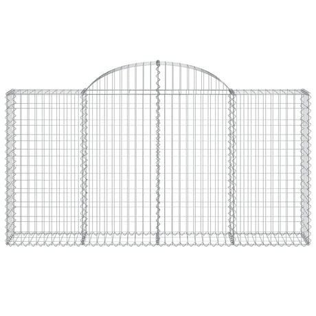 Vidaxx Gabion hvælvede 200x30x100 120 cm galvaniseret jern