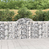 Vidaxx Gabion hvælvede 200x30x100 120 cm galvaniseret jern