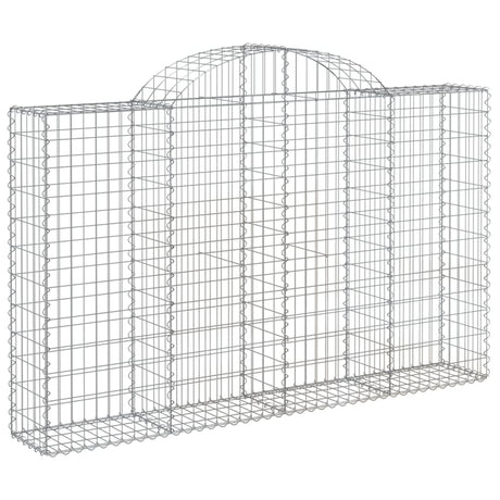 Vidaxx Gabion hvælvede 200x30x120 140 cm galvaniseret jern