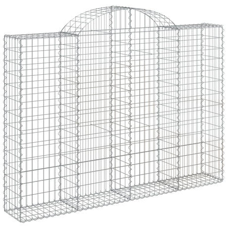 Vidaxx Gabion hvælvede 200x30x140 160 cm galvaniseret jern
