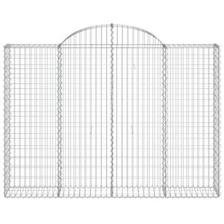 Vidaxx Gabion hvælvede 200x30x140 160 cm galvaniseret jern