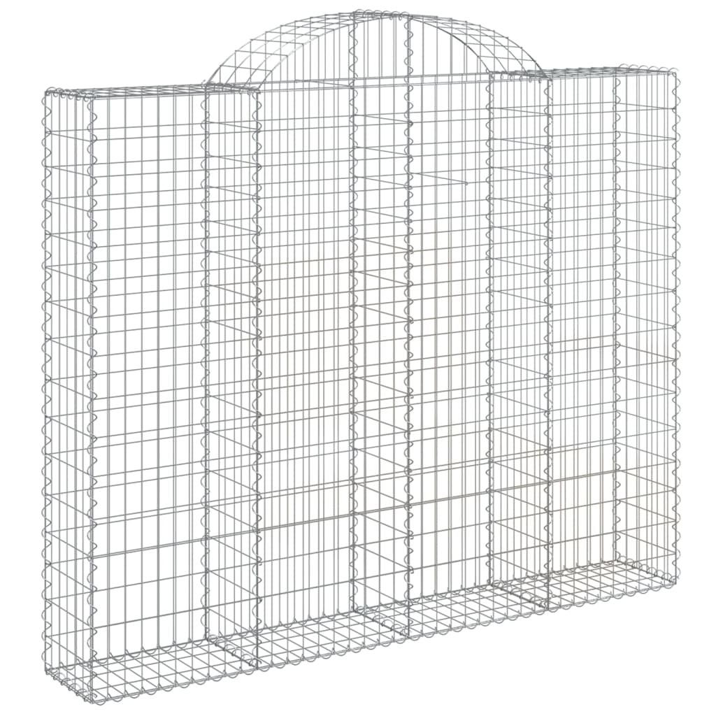 Vidaxx Gabion hvælvede 200x30x160 180 cm galvaniseret jern