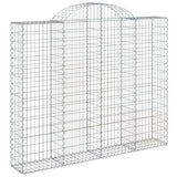 Vidaxx Gabion hvælvede 200x30x160 180 cm galvaniseret jern