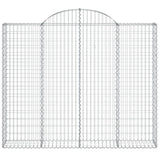 Vidaxx Gabion hvælvede 200x30x160 180 cm galvaniseret jern