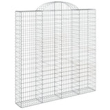 Vidaxl Gabion hvælvede 200x30x200 220 cm galvaniseret jern