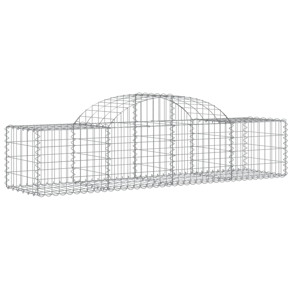 Vidaxx Gabion hvælvede 200x50x40 60 cm galvaniseret jern