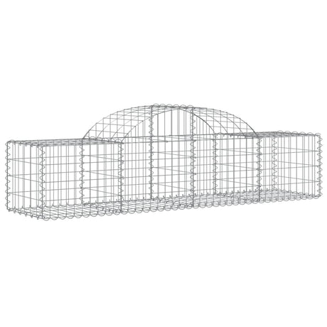 Vidaxx Gabion hvælvede 200x50x40 60 cm galvaniseret jern