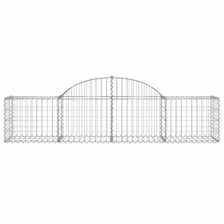 Vidaxx Gabion hvælvede 200x50x40 60 cm galvaniseret jern