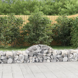 Vidaxx Gabion hvælvede 200x50x40 60 cm galvaniseret jern