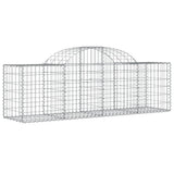 Vidaxx Gabion hvælvede 200x50x60 80 cm galvaniseret jern