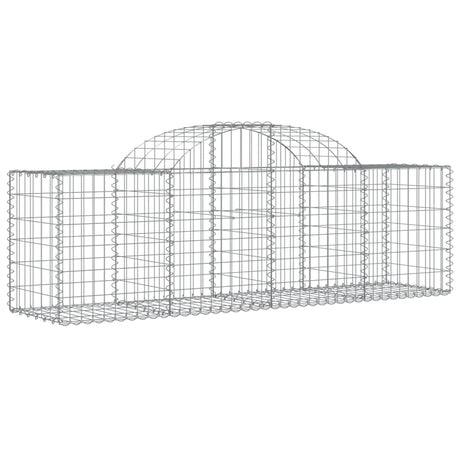 Vidaxx Gabion hvælvede 200x50x60 80 cm galvaniseret jern