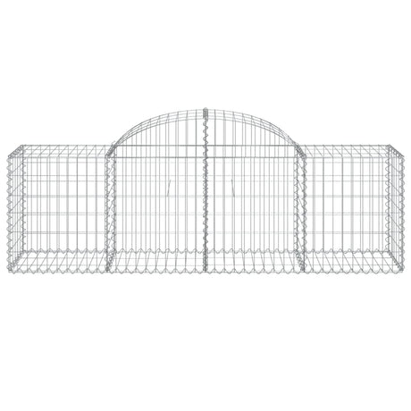 Vidaxx Gabion hvælvede 200x50x60 80 cm galvaniseret jern