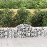 Vidaxx Gabion hvælvede 200x50x60 80 cm galvaniseret jern