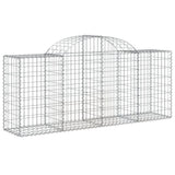 Vidaxx Gabion hvælvede 200x50x80 100 cm galvaniseret jern